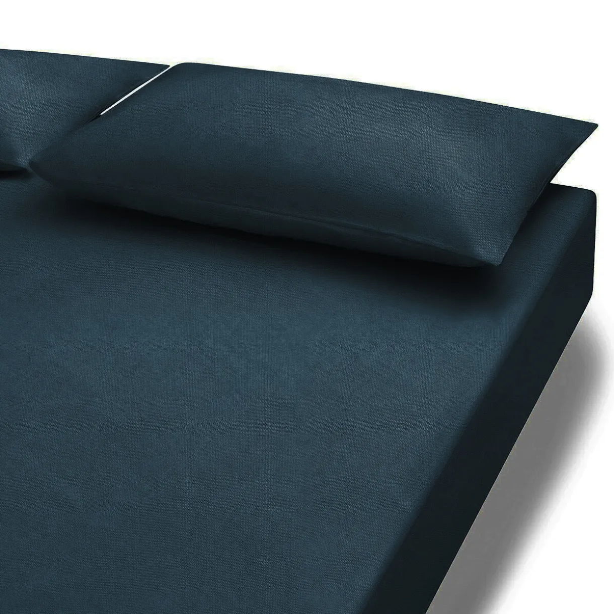 Drap housse en coton délavé ‐ 100 x 200 x 18‐28 cm