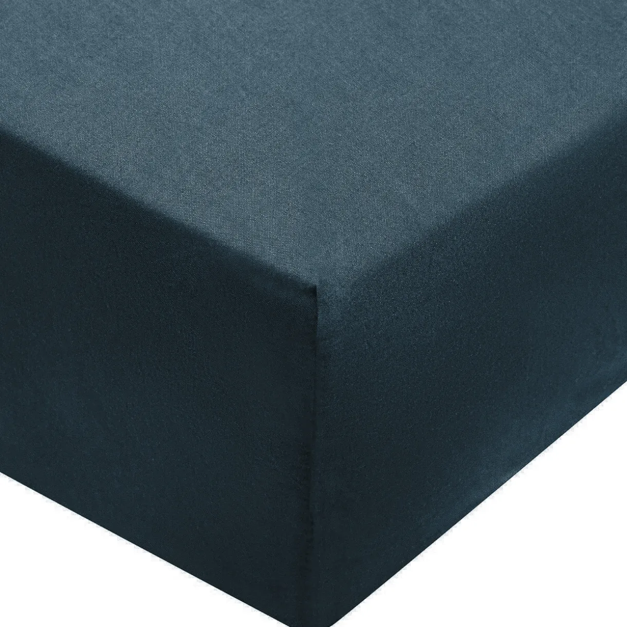 Drap housse en coton délavé ‐ 160 x 200 x 18‐28 cm