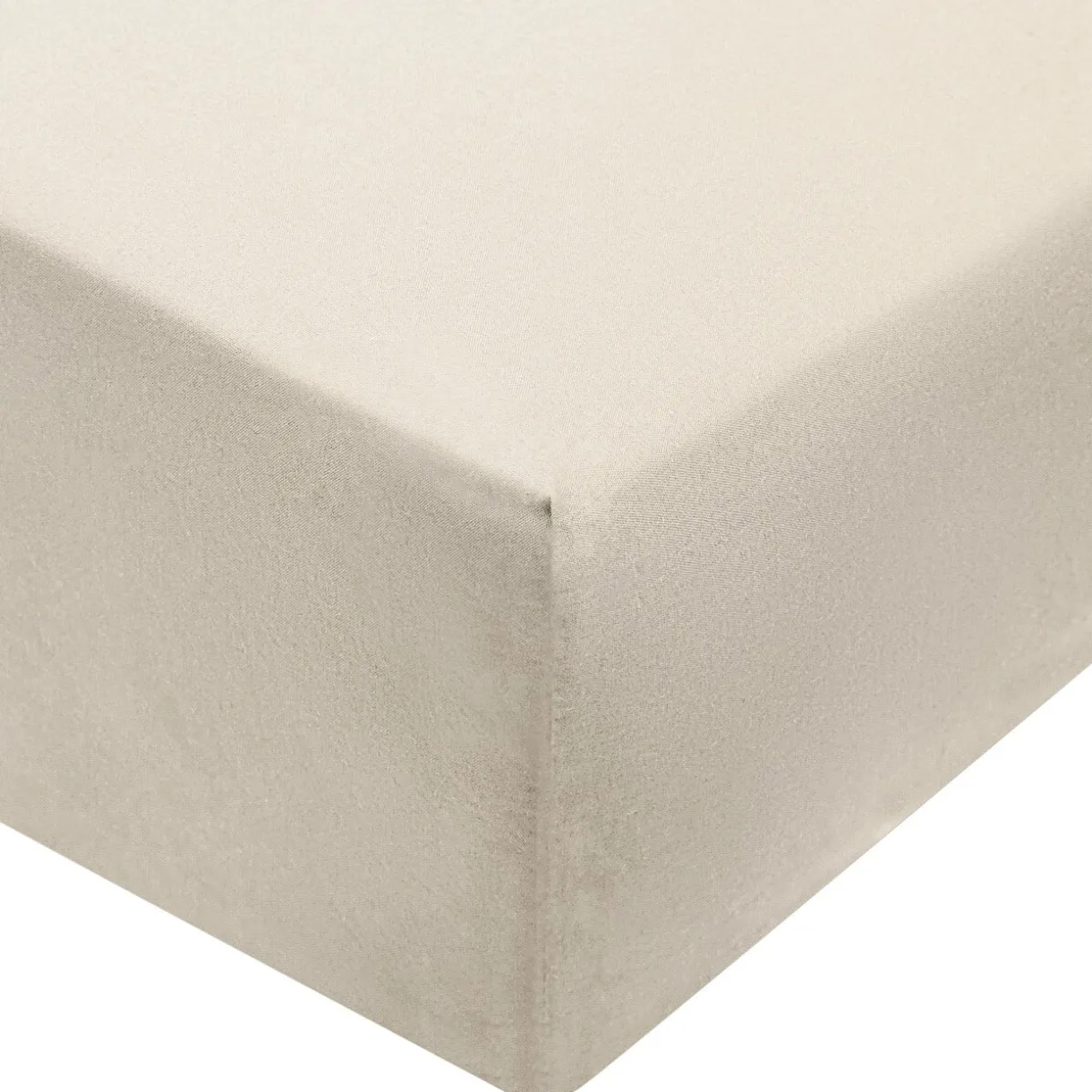 Drap housse en coton délavé ‐ 160 x 200 x 18‐28 cm