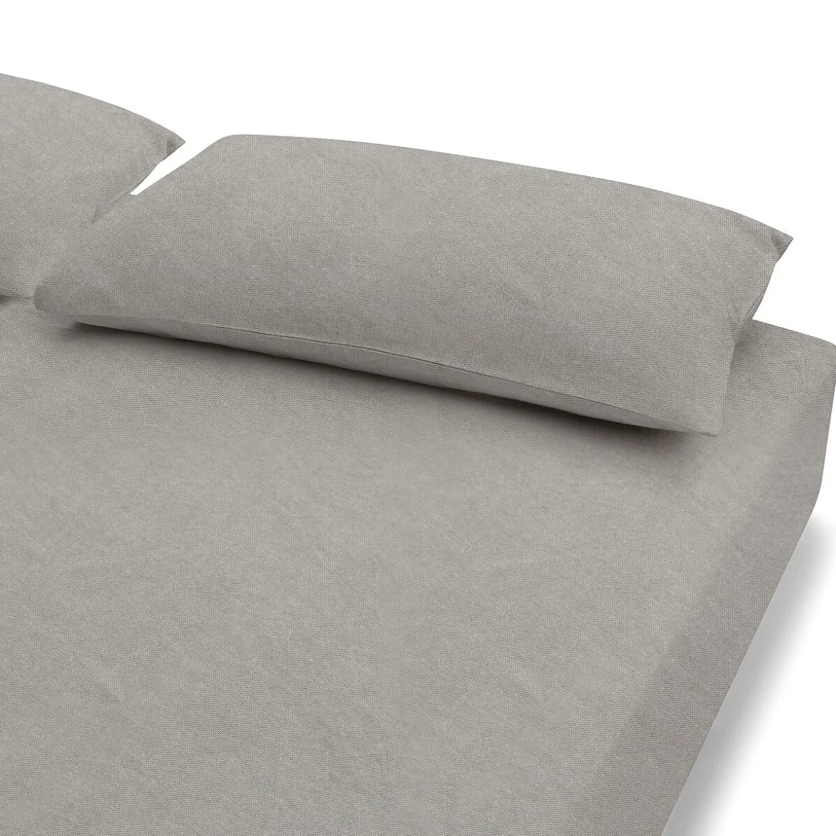 Drap housse en coton délavé ‐ 180 x 200 x 18‐28 cm