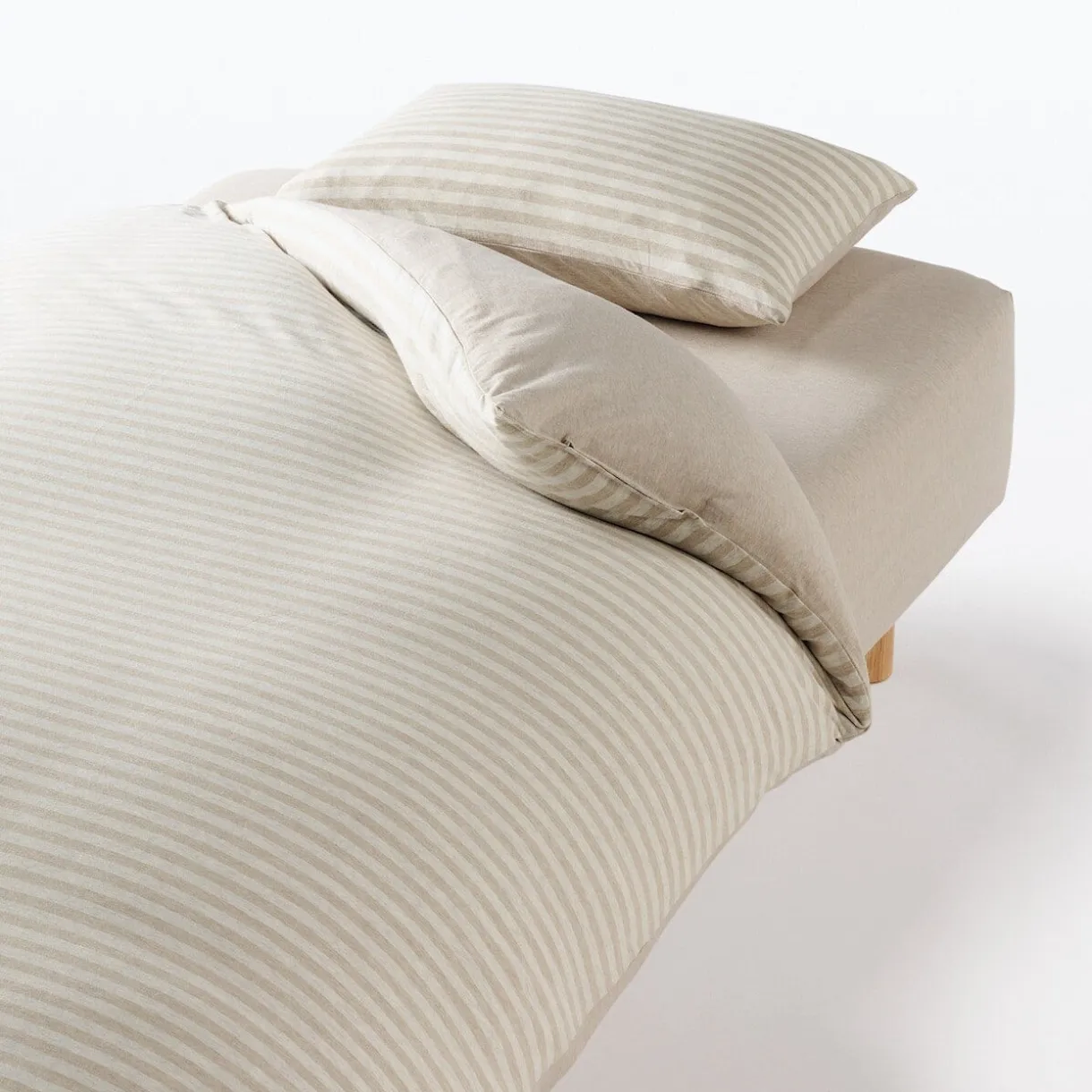 Drap housse en jersey de coton ‐ 100 x 200 x 18‐28 cm