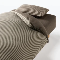 Drap housse en jersey de coton ‐ 100 x 200 x 18‐28 cm