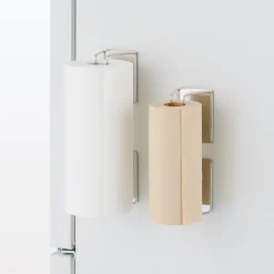 Dévidoir de cuisine aimanté en acier inoxydable