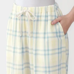 Ensemble d'intérieur avec pantalon en double gaze pour femme