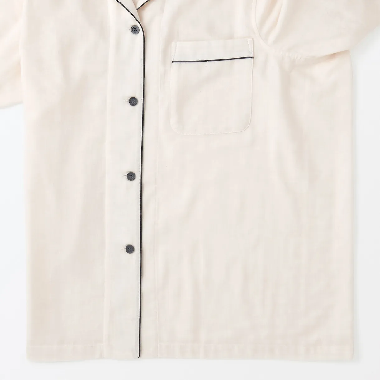 Ensemble pyjama à manches longues en gaze double pour femme