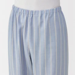 Ensemble pyjama à manches longues en gaze double pour homme