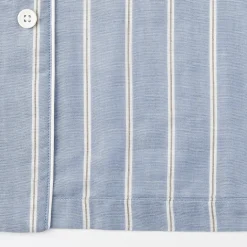 Ensemble pyjama à manches longues en gaze double pour homme