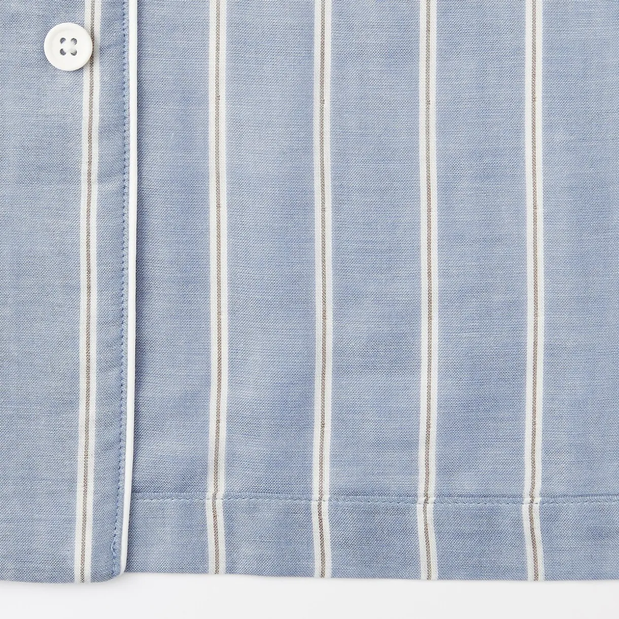 Ensemble pyjama à manches longues en gaze double pour homme