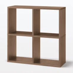 Etagère additionnelle en noyer ‐ 2 niveaux (Dont Eco‐part. 0,82 €)