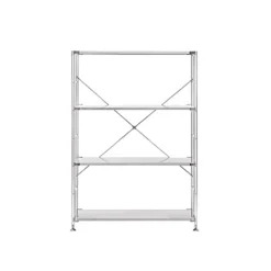 Etagère en acier inoxydable large ‐ 4 niveaux (Dont Eco‐part. 0,82 €)