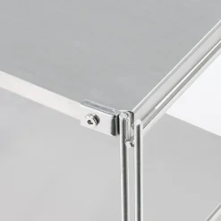 Etagère en acier inoxydable large ‐ 4 niveaux (Dont Eco‐part. 0,82 €)