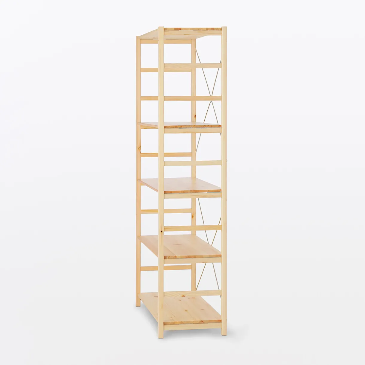 Etagère en pin large ‐ 5 niveaux