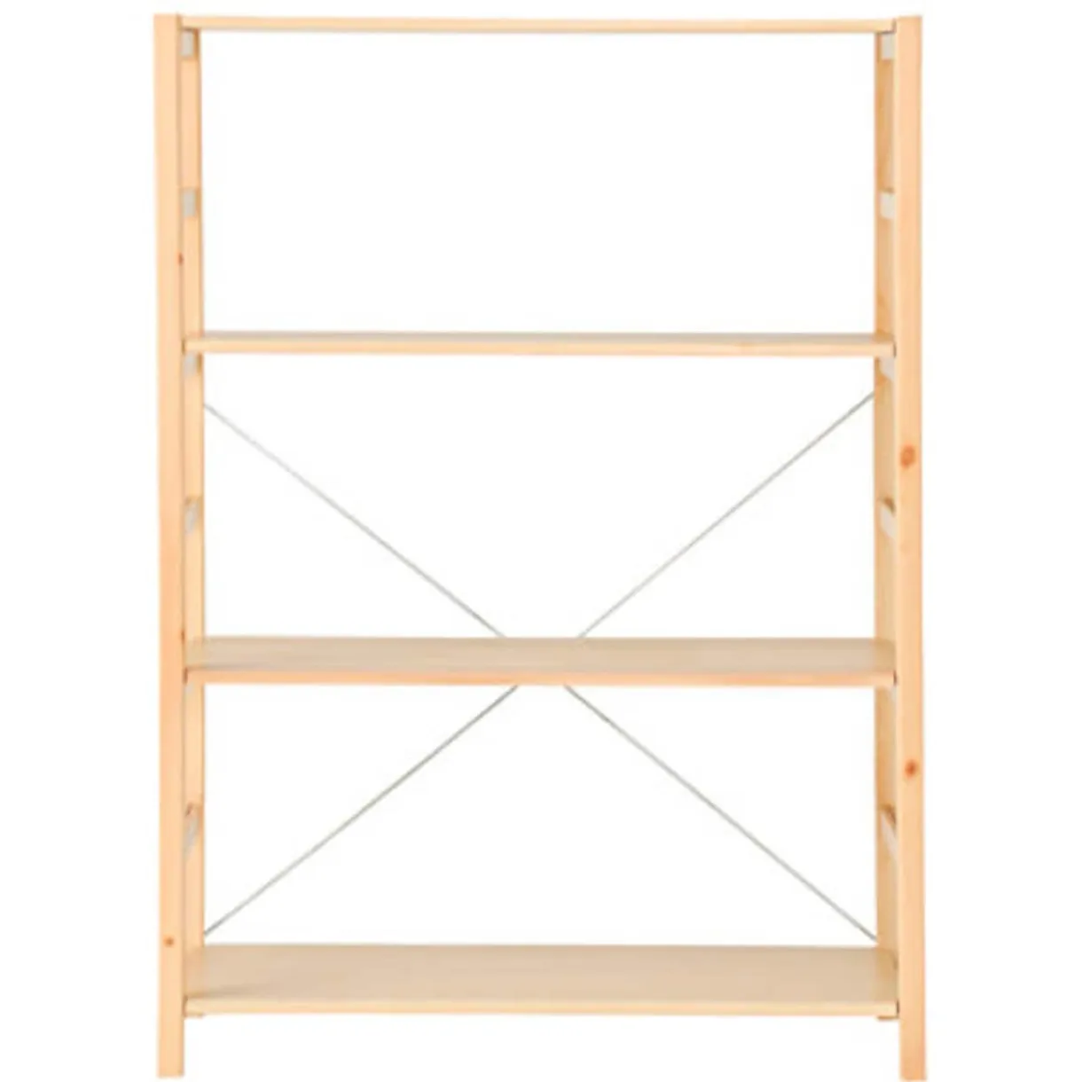 Etagère en pin large ‐ 4 niveaux