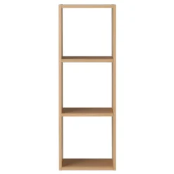 Etagère étroite en chêne ‐ 3 niveaux (Dont Eco‐part. 1,80 €)