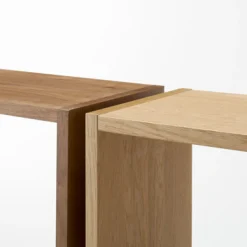 Etagère étroite en chêne ‐ 3 niveaux (Dont Eco‐part. 1,80 €)