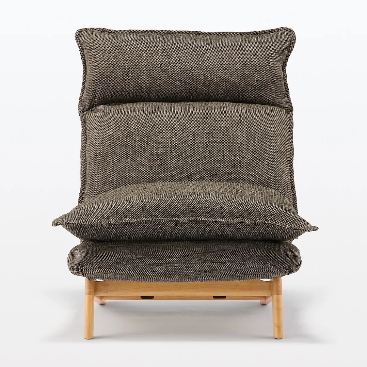Fauteuil inclinable à dossier haut – Marron