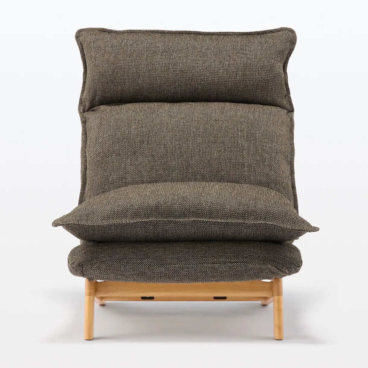 Fauteuil inclinable à dossier haut – Marron