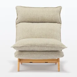 Fauteuil inclinable à dossier haut – Beige