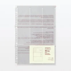 Feuilles porte‐photo de recharge pour format A4 large ‐ 9 pochettes, format photo instantanée