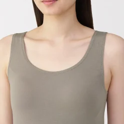 Gilet à soutien caché en mélange de lyocell pour femme