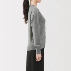 Gilet en Laine à Maille Fine Femme