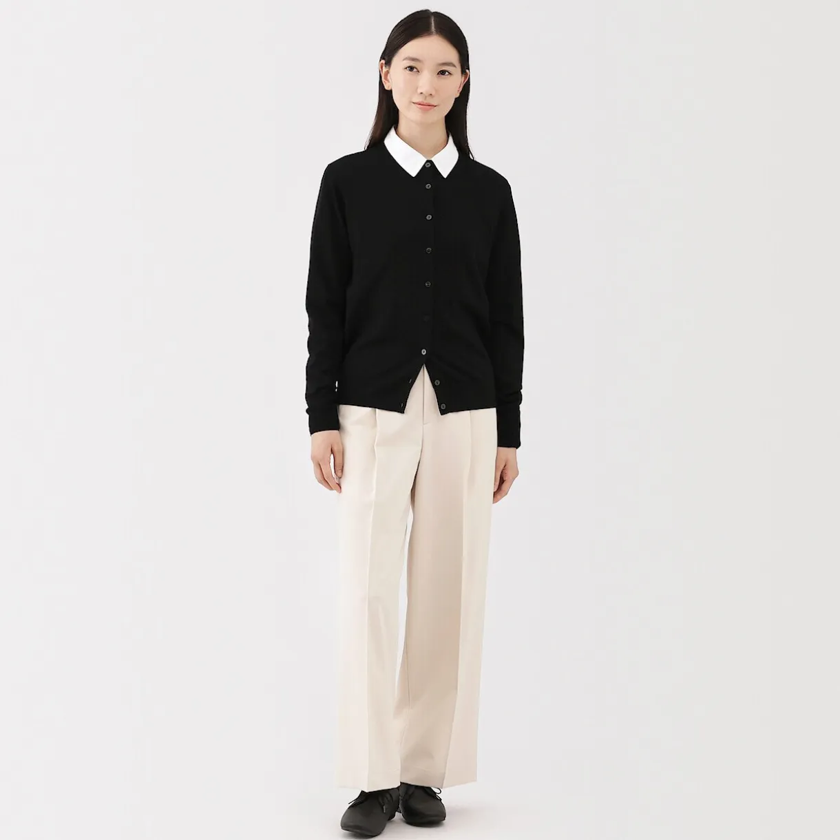 Gilet en Laine à Maille Fine Femme