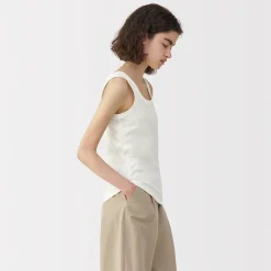 Gilet en lin et coton pour femme