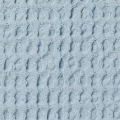 Housse de coussin gaufrée en coton biologique lavé