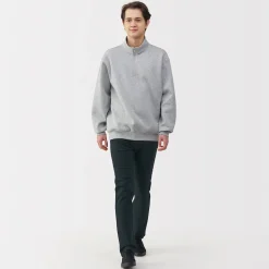 Jean slim en denim extensible pour homme ‐ Noir