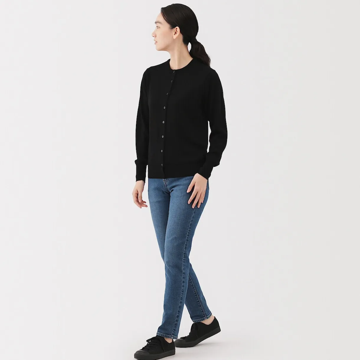 Jean slim en denim stretch pour femme