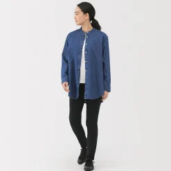 Jean slim en denim stretch pour femme ‐ Noir