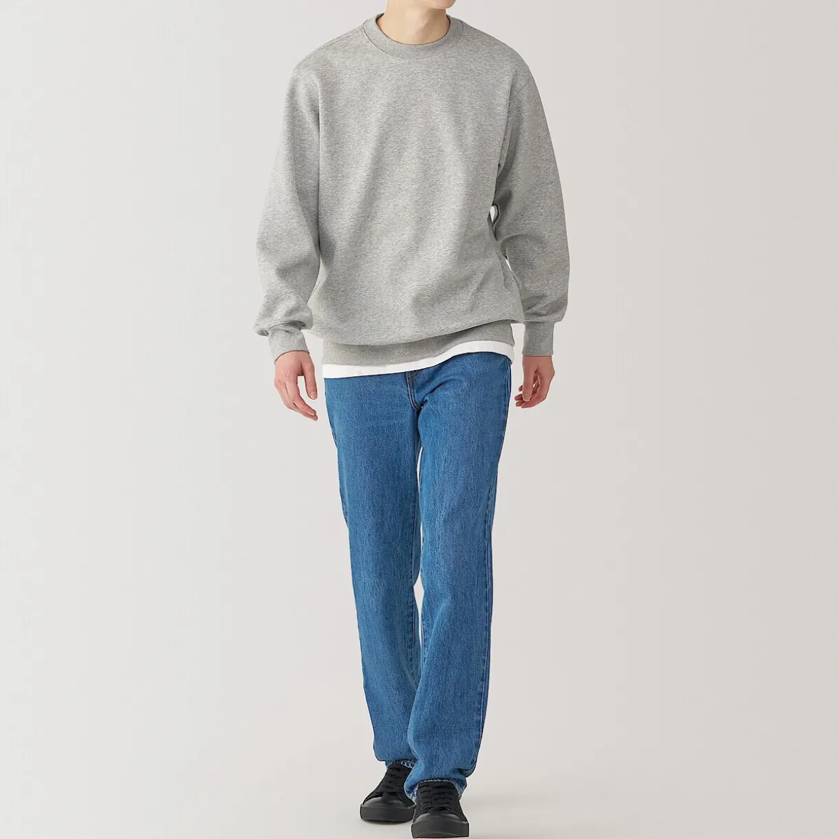 Jeans à Jambe Droite en Mélange de Kapok pour homme