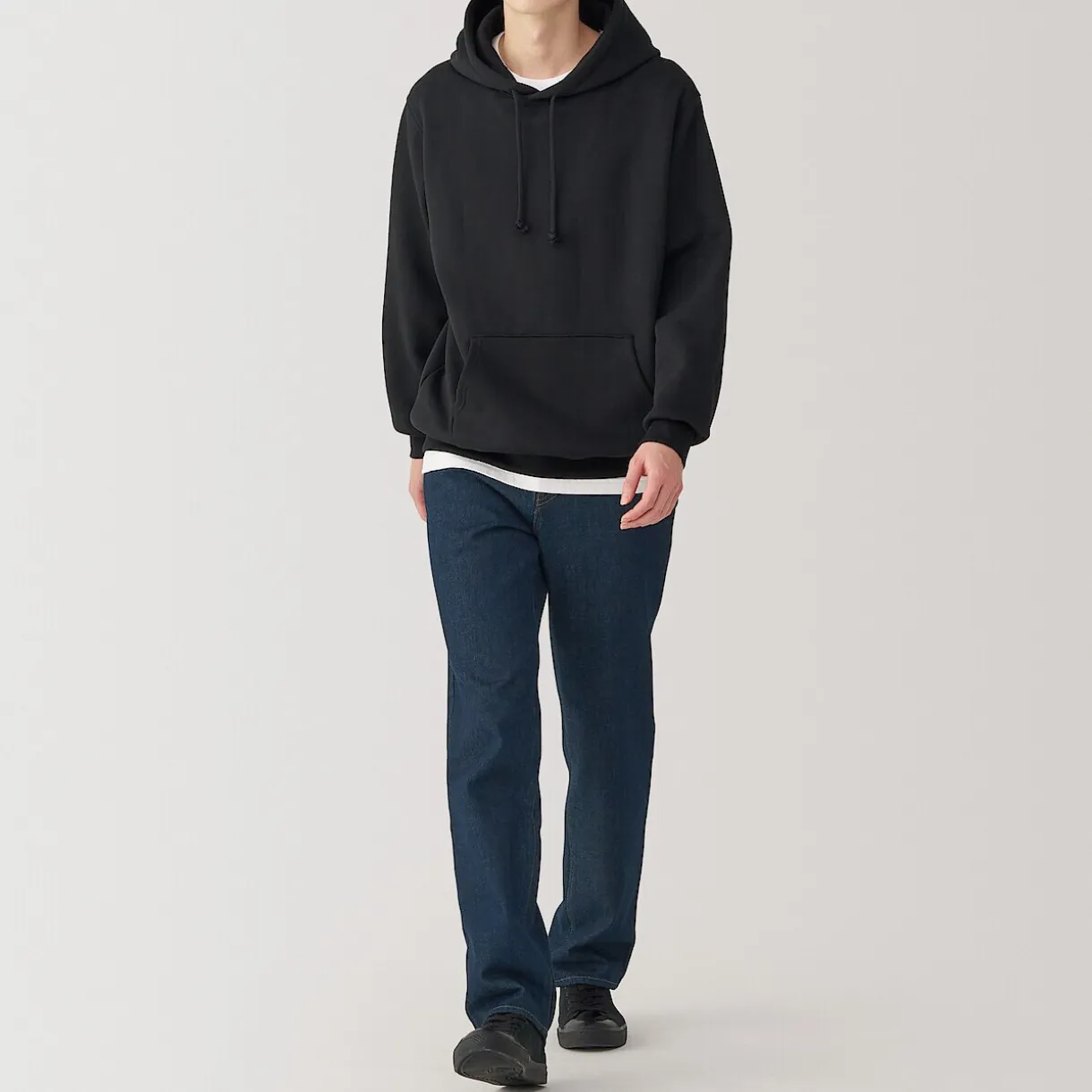 Jeans à Jambe Droite en Mélange de Kapok pour homme