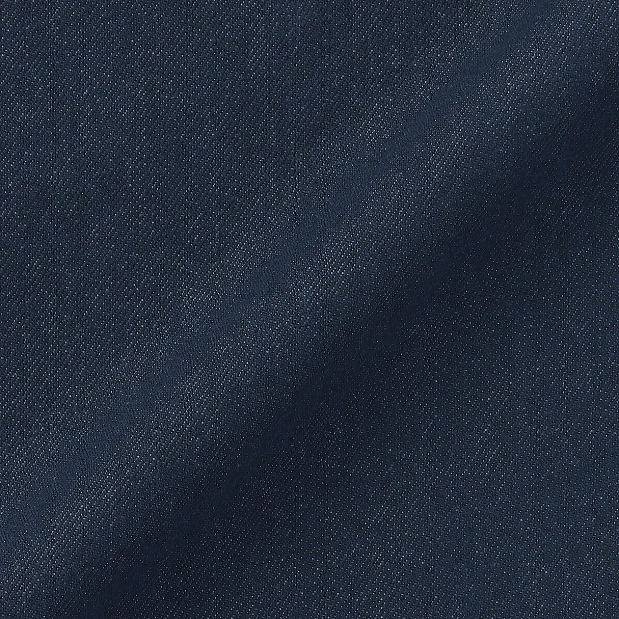 Jeans en washi et denim pour femme ‐ Bleu marine foncé