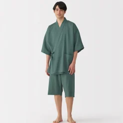 Jinbei en lyocell gaufré unisexe