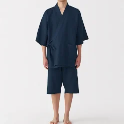 Jinbei en lyocell gaufré unisexe