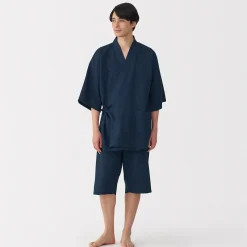 Jinbei en lyocell gaufré unisexe