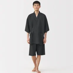 Jinbei en lyocell gaufré unisexe