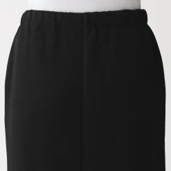 Jupe midi en sweat léger et coton mélangé pour femme