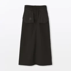 Jupe trapèze en chino extensible pour femme