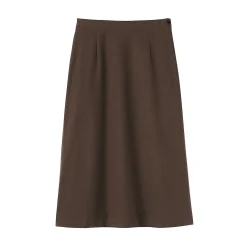 Jupe évasée en stretch brossé pour femme