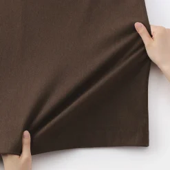 Jupe évasée en stretch brossé pour femme