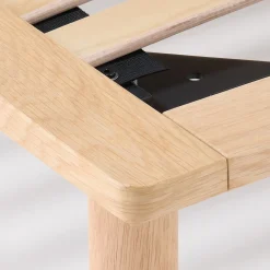 Lit plateforme super king en chêne