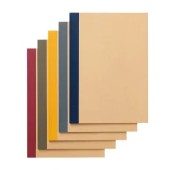 Lot de 5 carnets en papier d`arbres de plantation (B5)