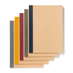 Lot de 5 carnets en papier d`arbres de plantation (B5)