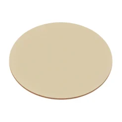 Lot de 4 dessous de verre en cuir recyclé, Gris Cendré