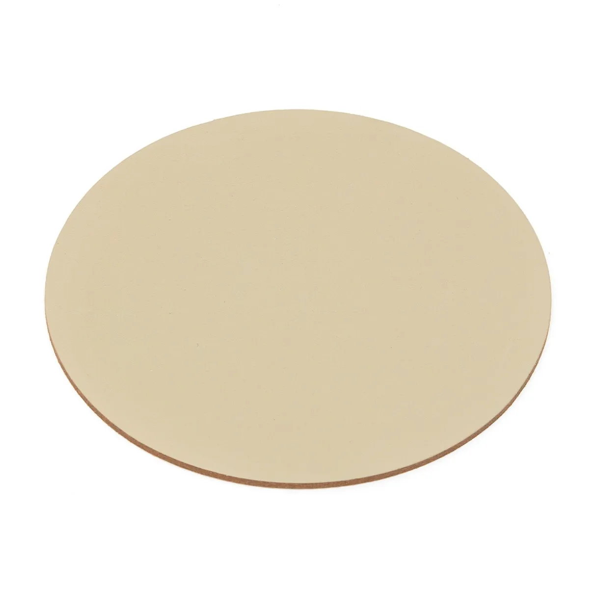 Lot de 4 dessous de verre en cuir recyclé, Graphite