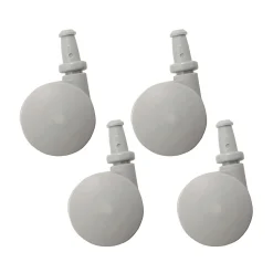 Lot de 4 roulettes pour boîtes PP