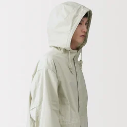 Manteau à capuche en toile de coton léger pour homme