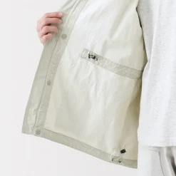 Manteau à capuche en toile de coton léger pour homme